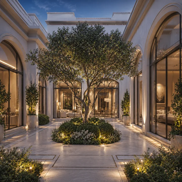 Bridge Epsilon private internal courtyard