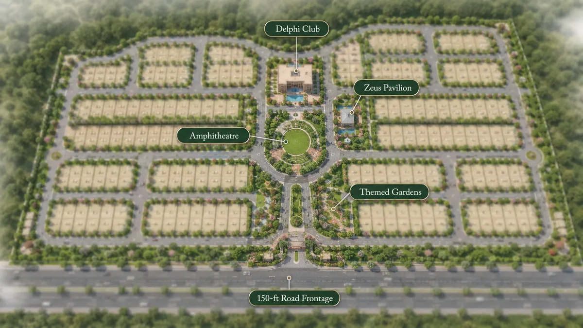 Bridge Epsilon master plan site layout at Tukkuguda